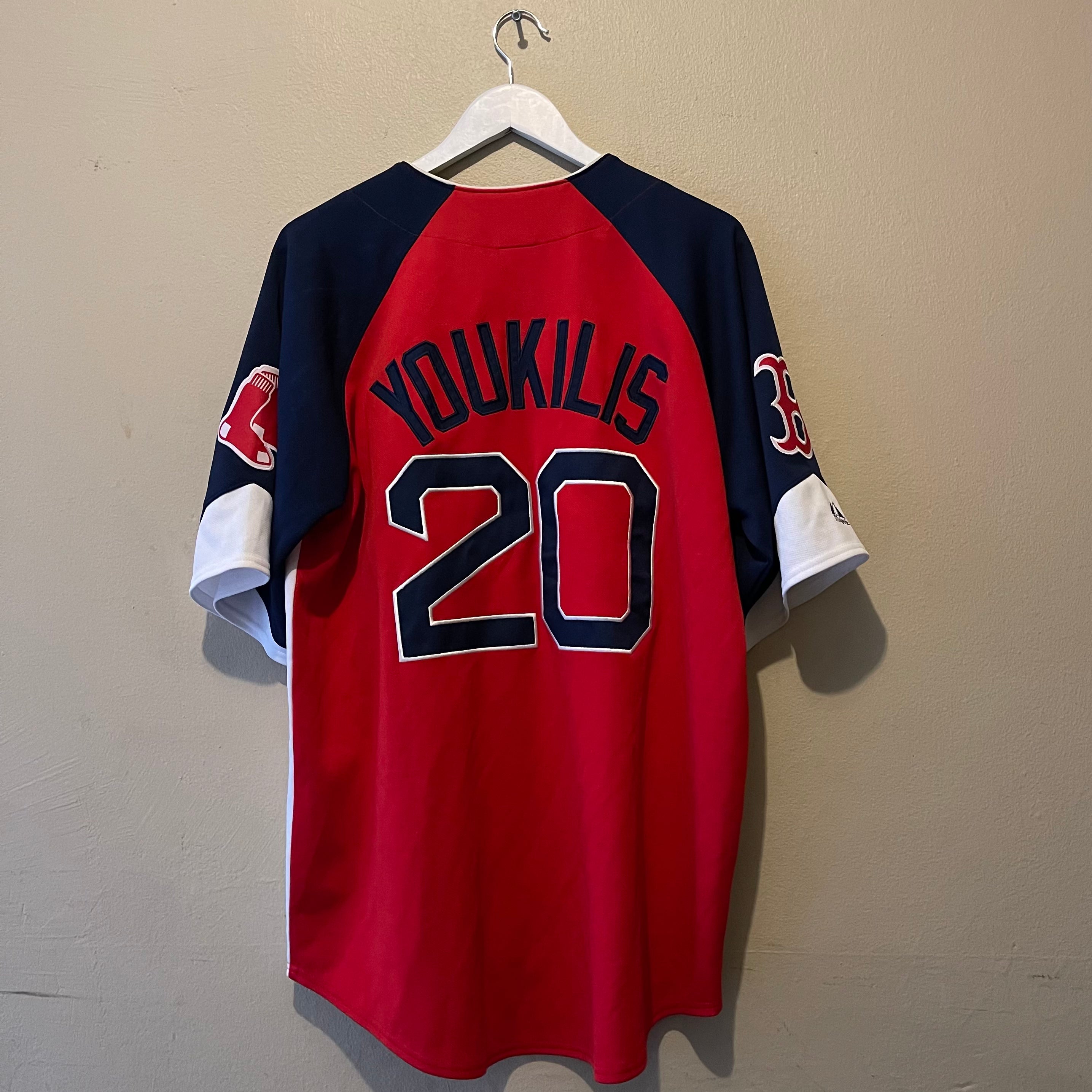 Majestic Boston Red Sox Youkilis #20 Baseball Jersey