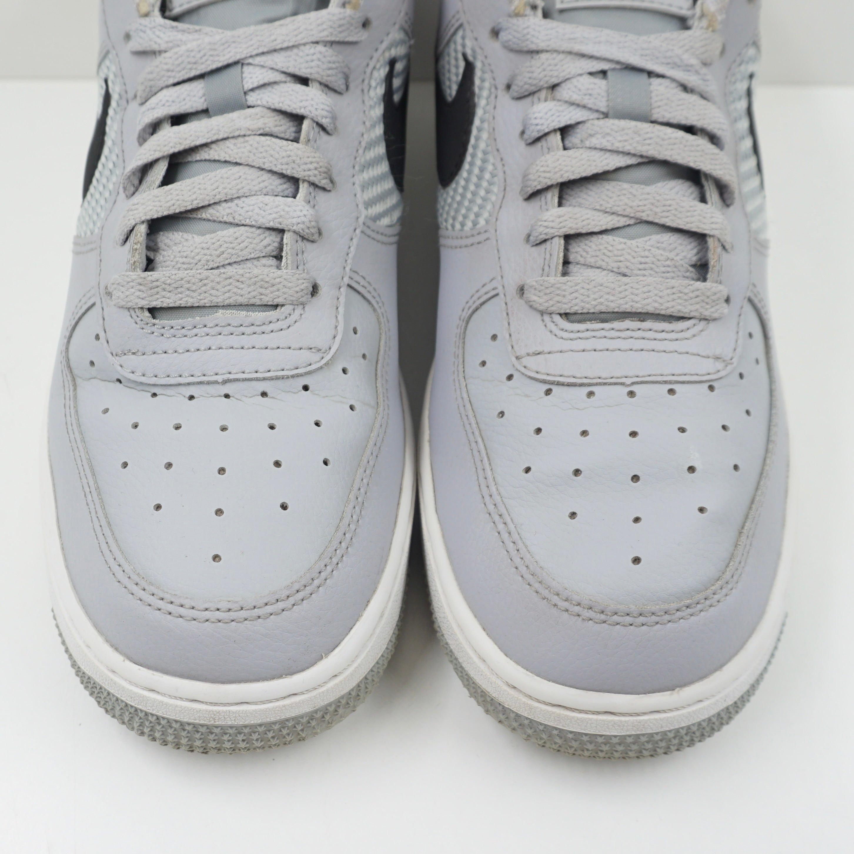 Nike Air Force 1 Low '07 Double Mini Swoosh Wolf Grey