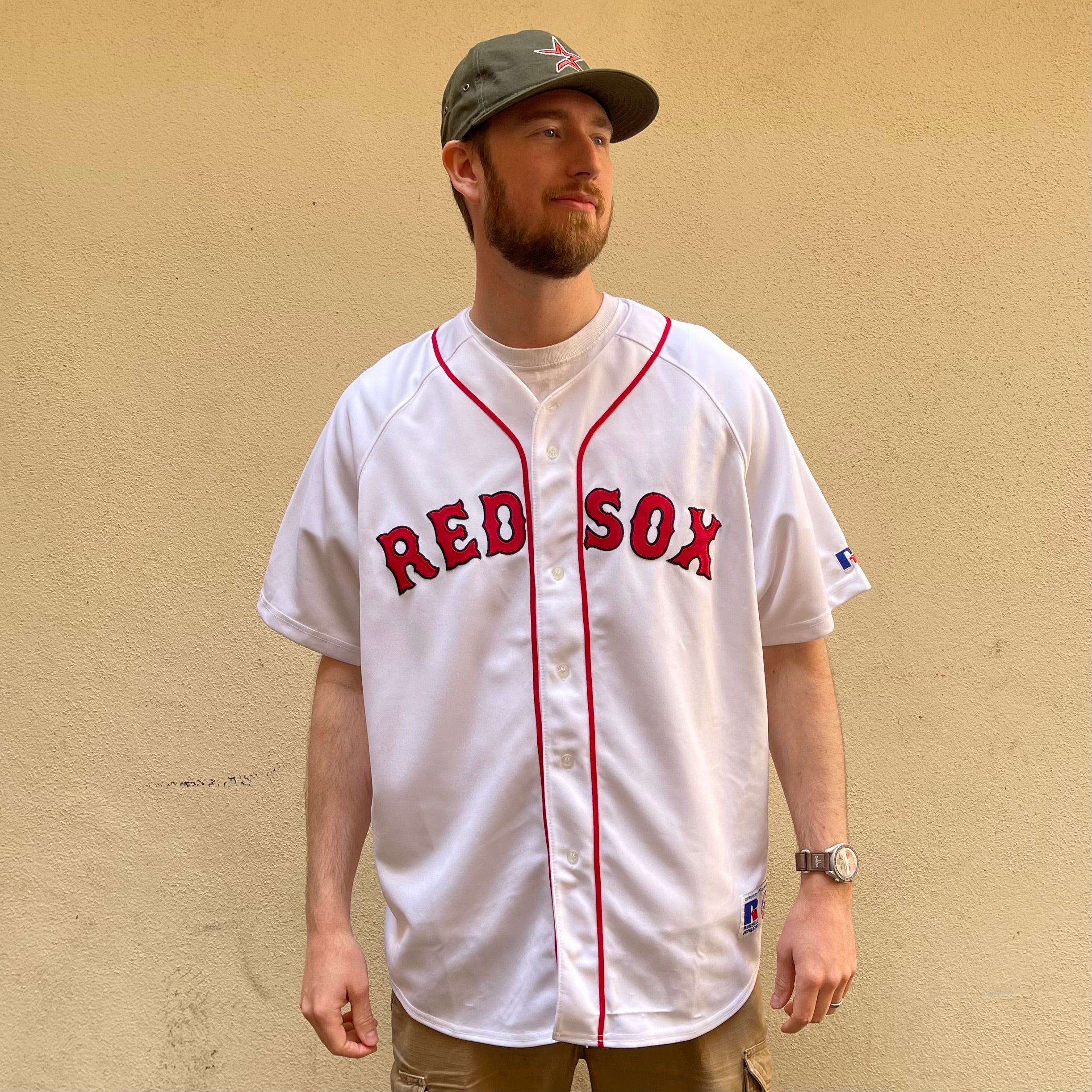 Russell Athletic Boston Red Sox Nomar Garciaparra #5 Baseball Jersey