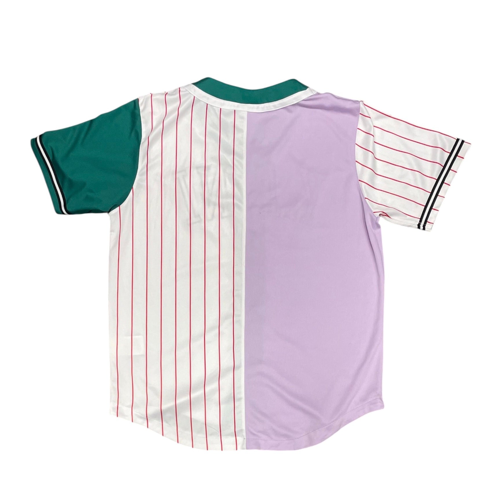 Karl Kani Purple Green White Baseball Jersey