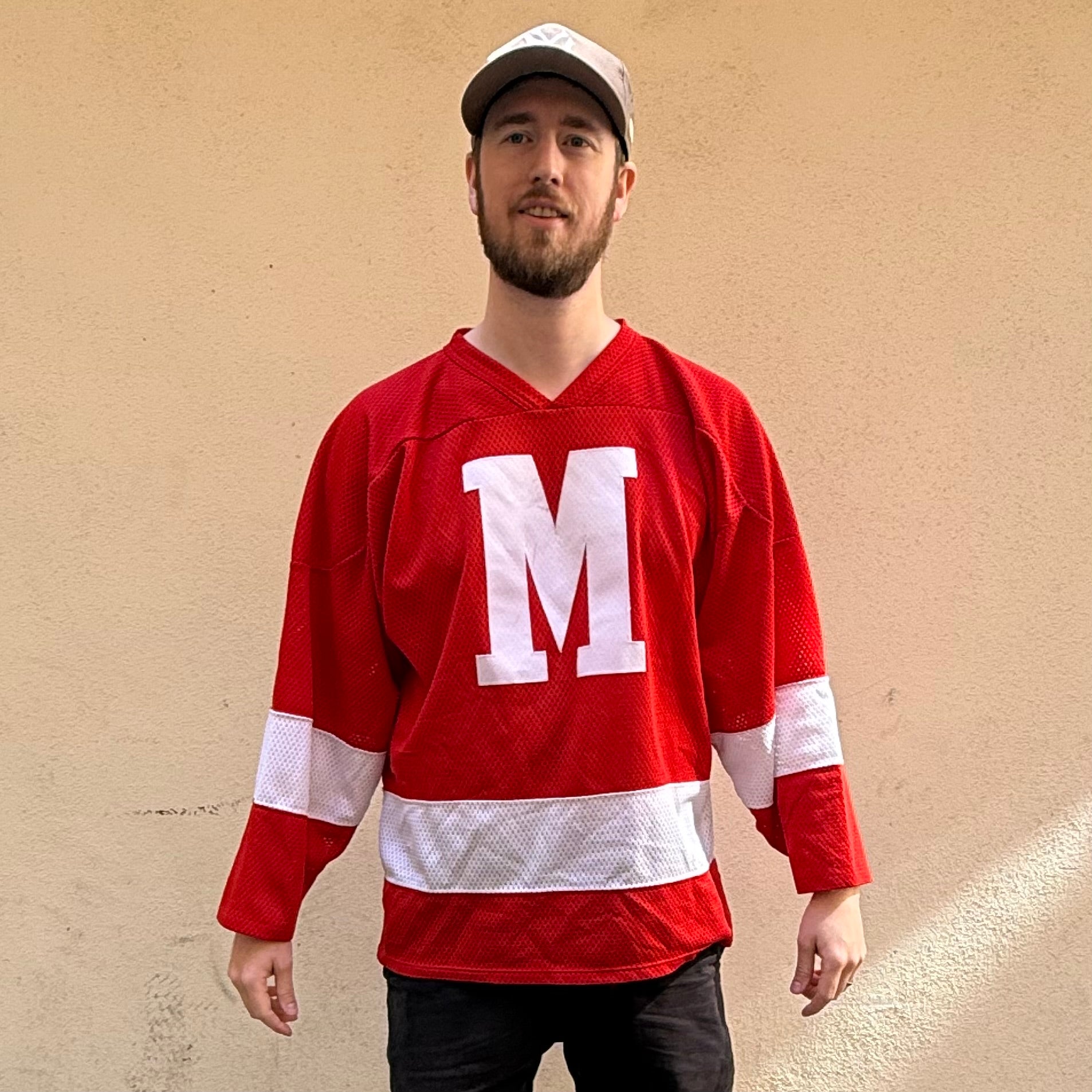 Red White M #7 Jersey