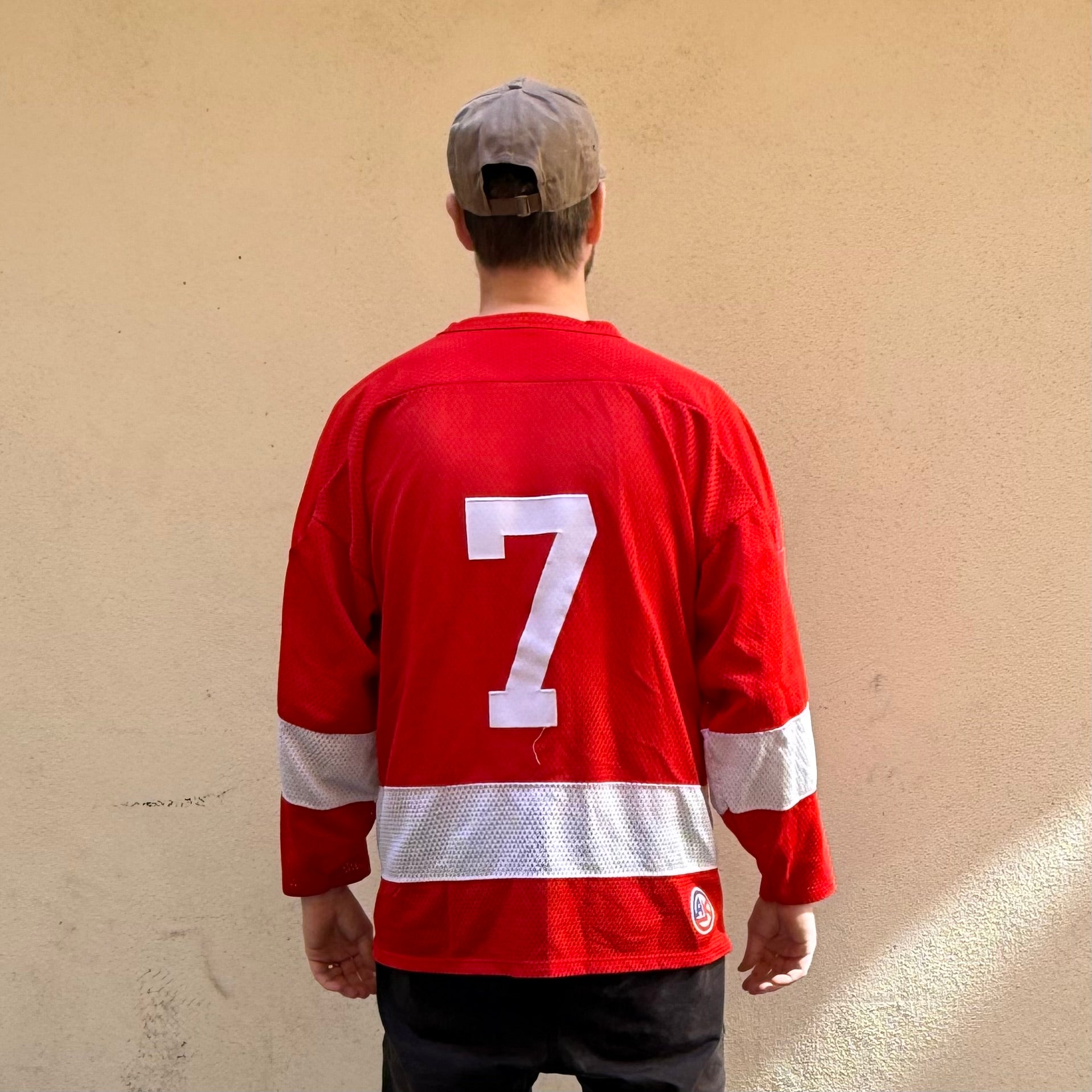 Red White M #7 Jersey