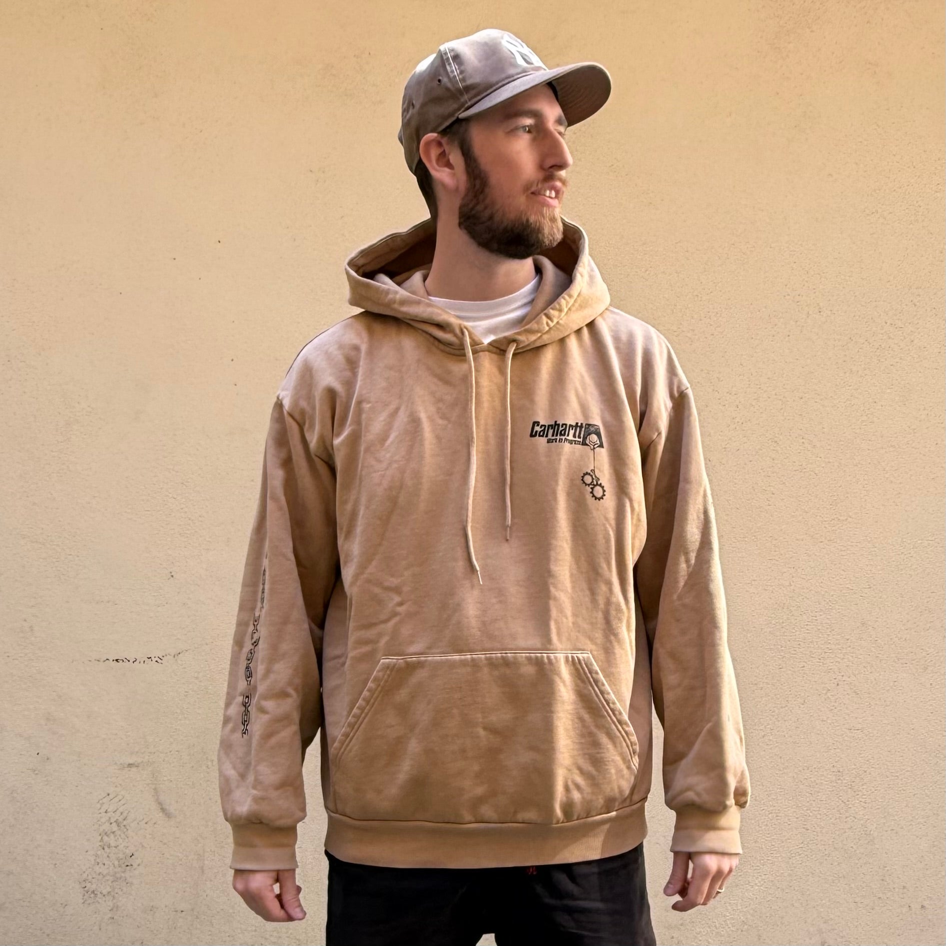 Carhartt WIP Scramble Beige Hoodie