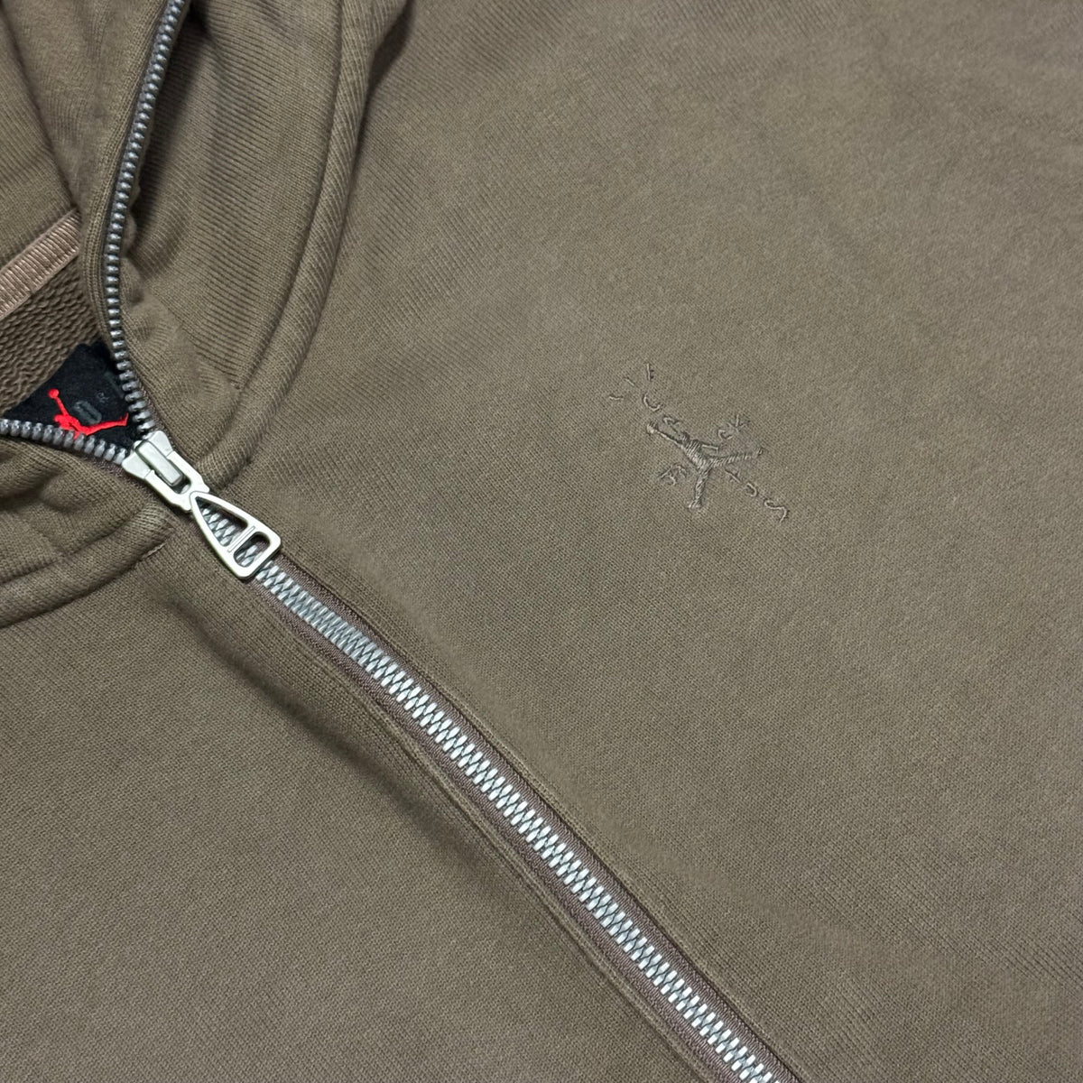 Jordan Travis Scott Cactus Jack Brown Full Zip Hoodie