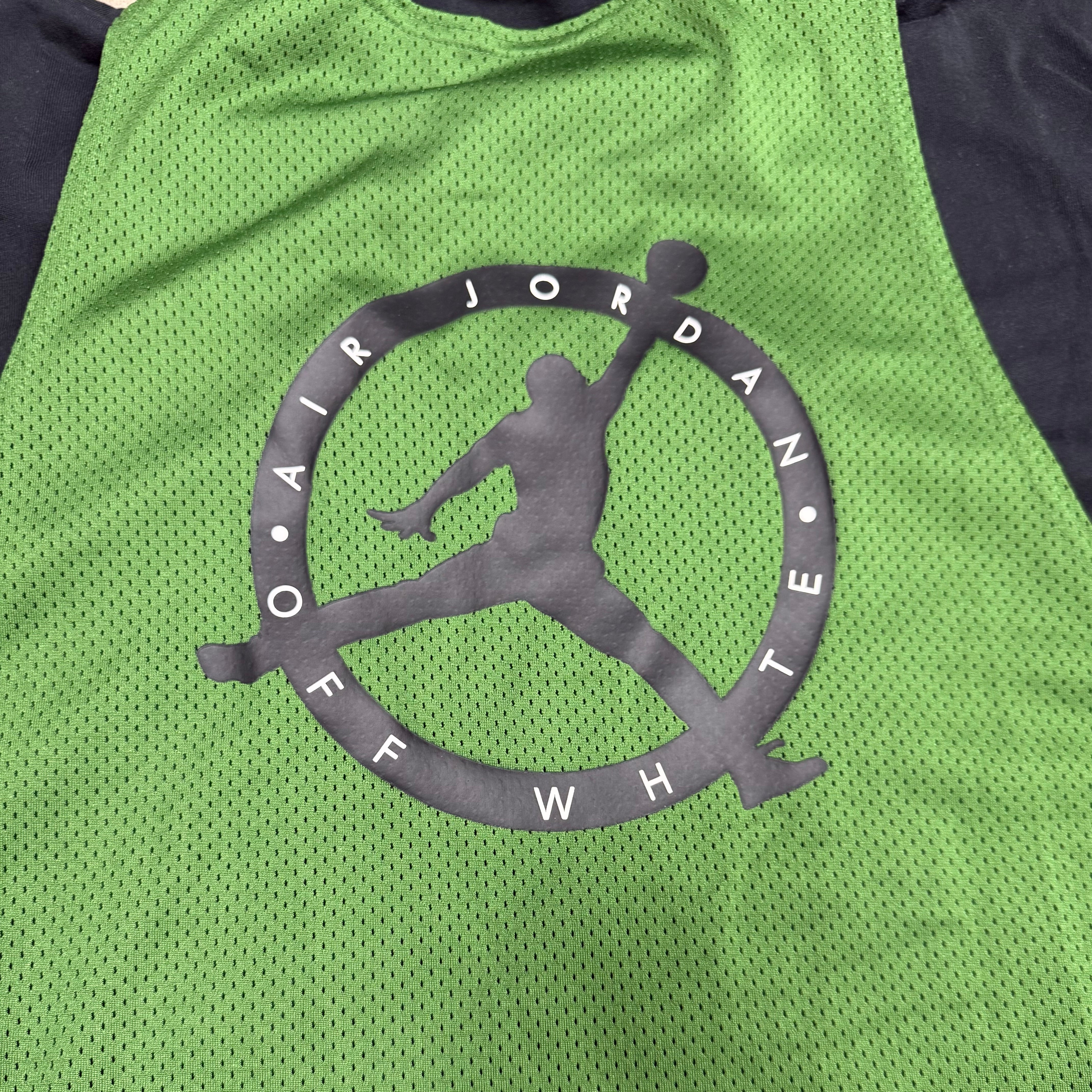 Jordan x Off-White FW21 Forest Green Tshirt Jersey