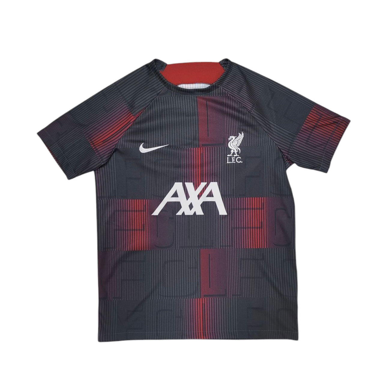 Nike Liverpool FC 2023/24 Pre-Match Black Red Football Jersey (Youth)