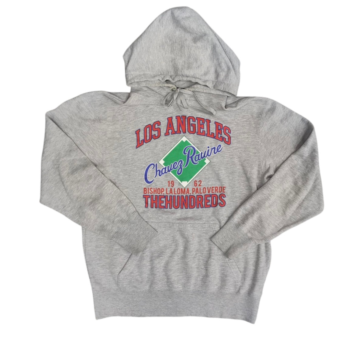 The Hundreds Grey Red Green Hoodie