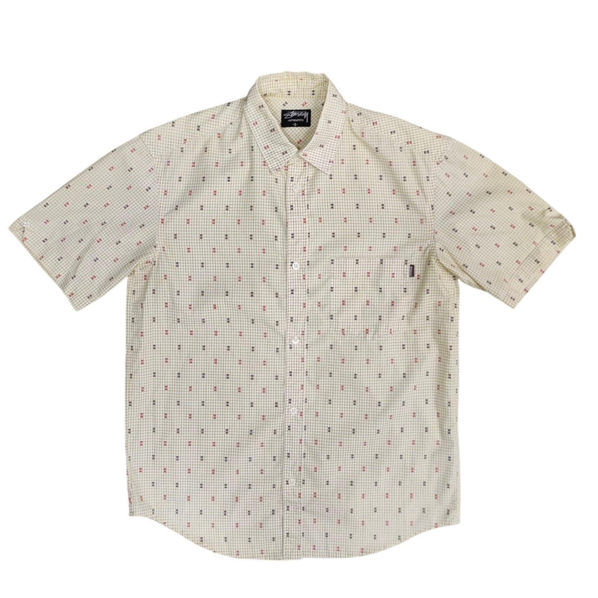 Stussy Yellow Short Sleeve Shirt