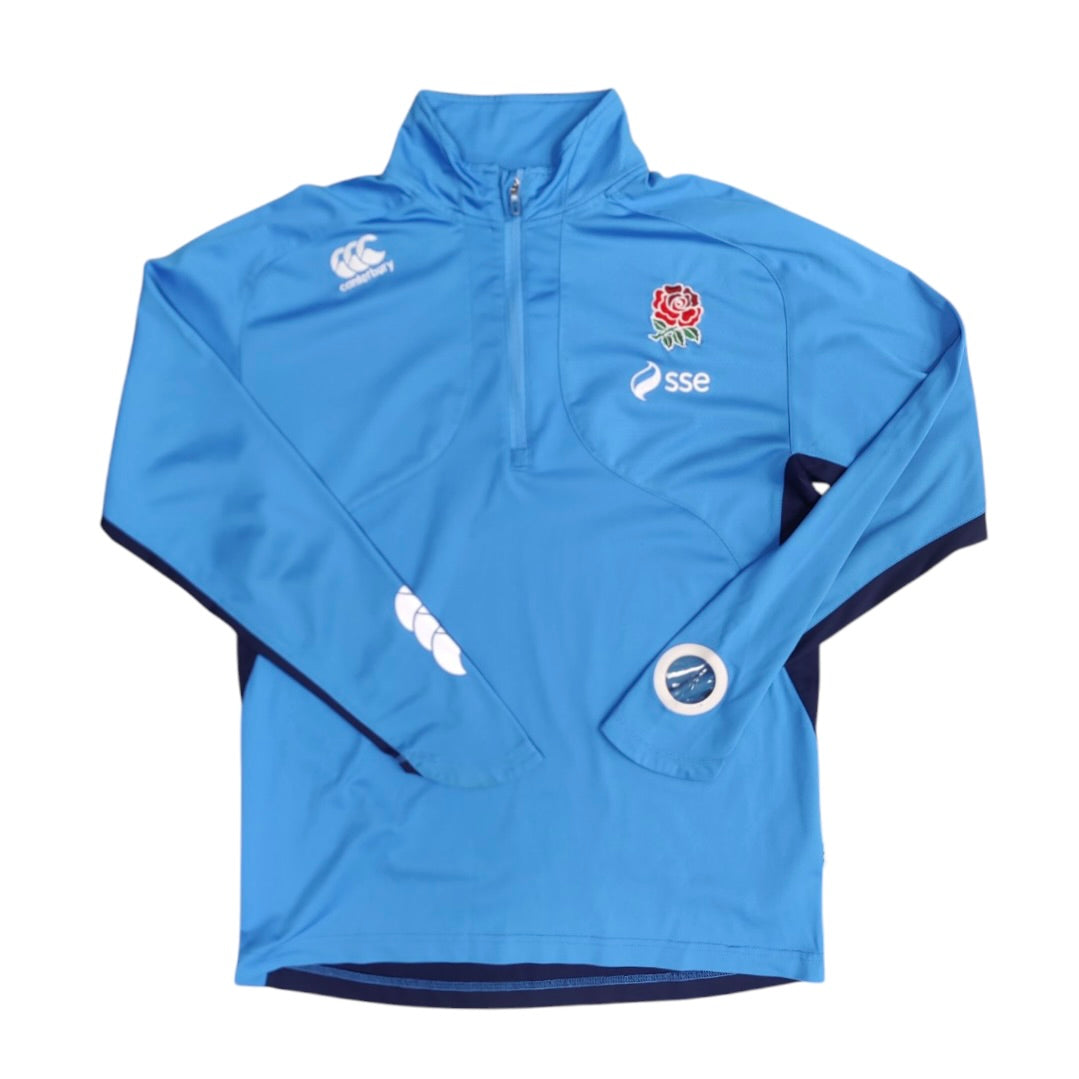 Canterbury England 2015 Union Rugby Half Zip Top