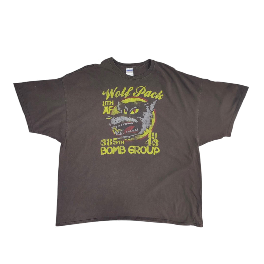 Gilda Wolf Pack Brown Tshirt