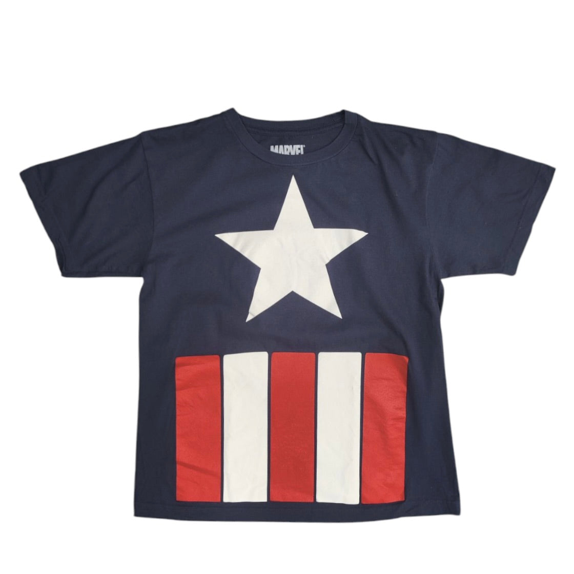 Marvel Captain America Logo Navy Tshirt