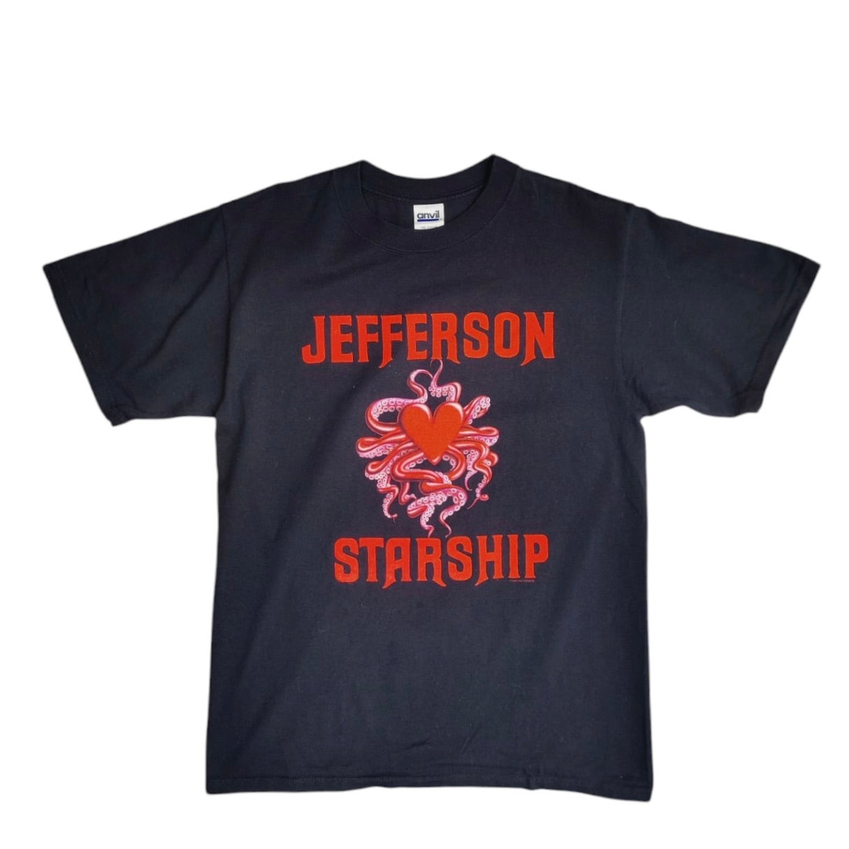 Anvil Jefferson Starship Black Tshirt