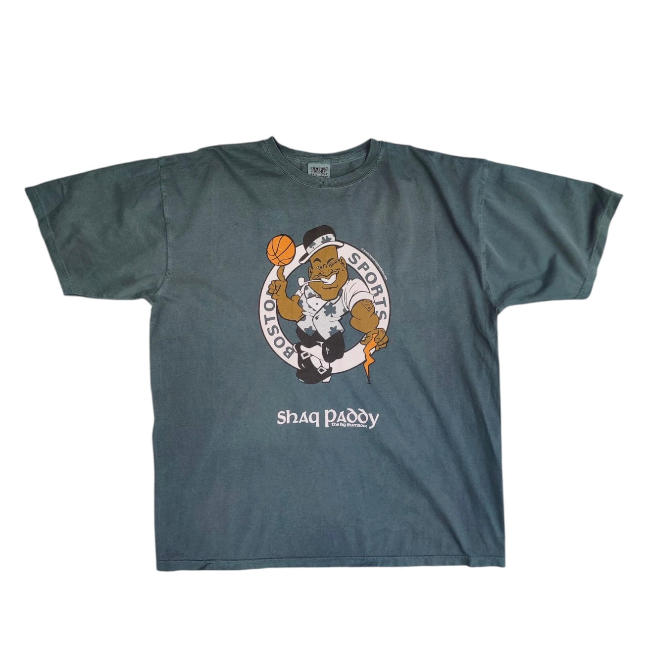 Comfort Colors Boston Celtics Shaq Paddy Tshirt