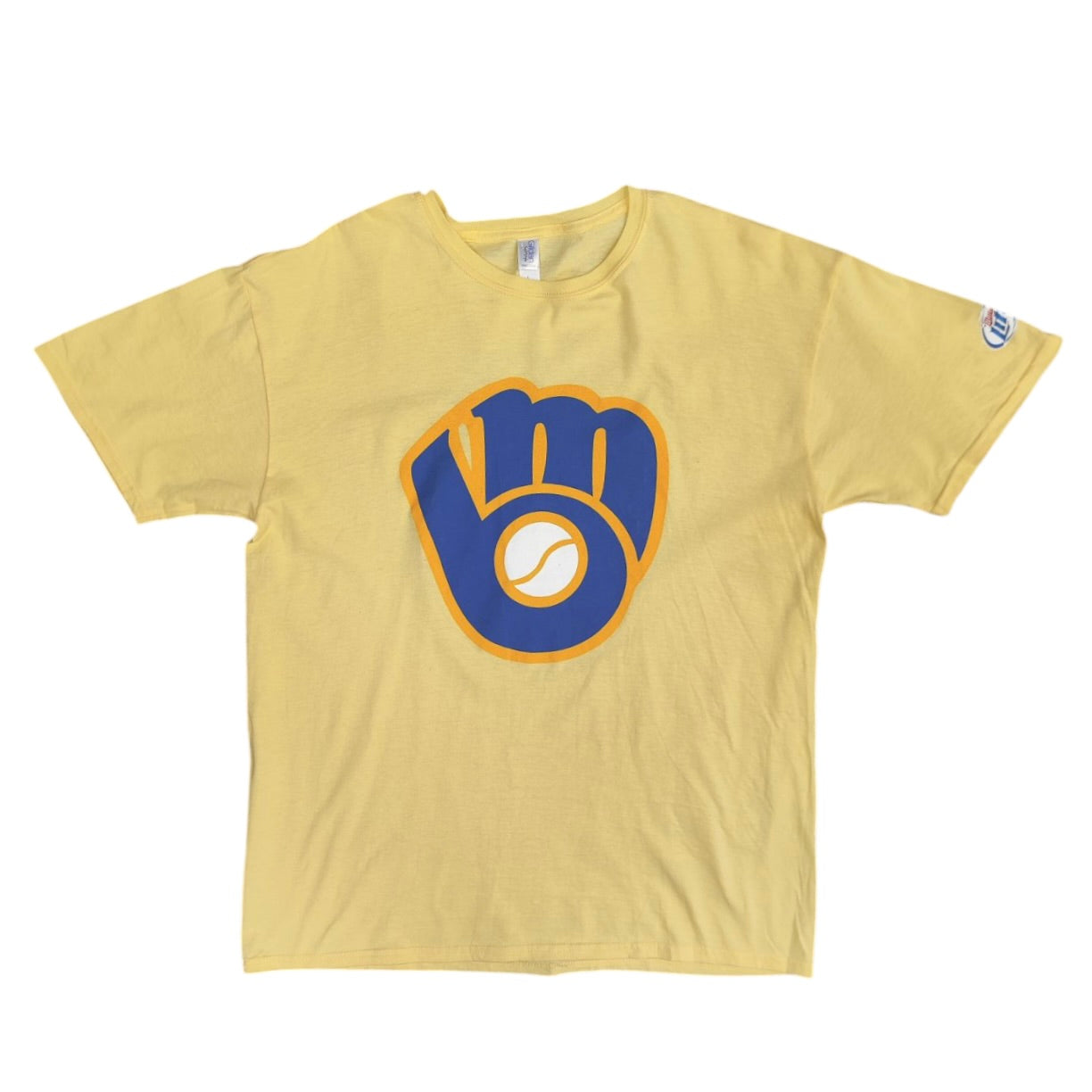 Gildan Milwaukee Brewers Yellow Tshirt
