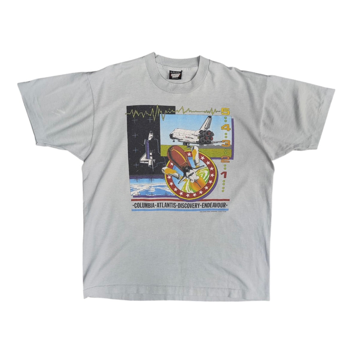 Screen Star Best Nasa Grey Tshirt