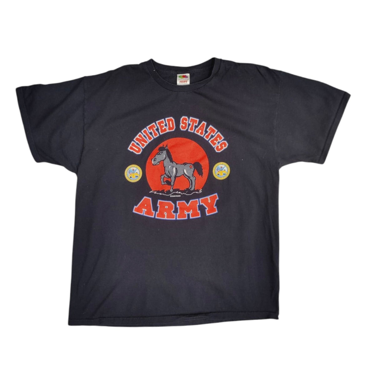 Fruit of the Loom United States Army Black Tshirt