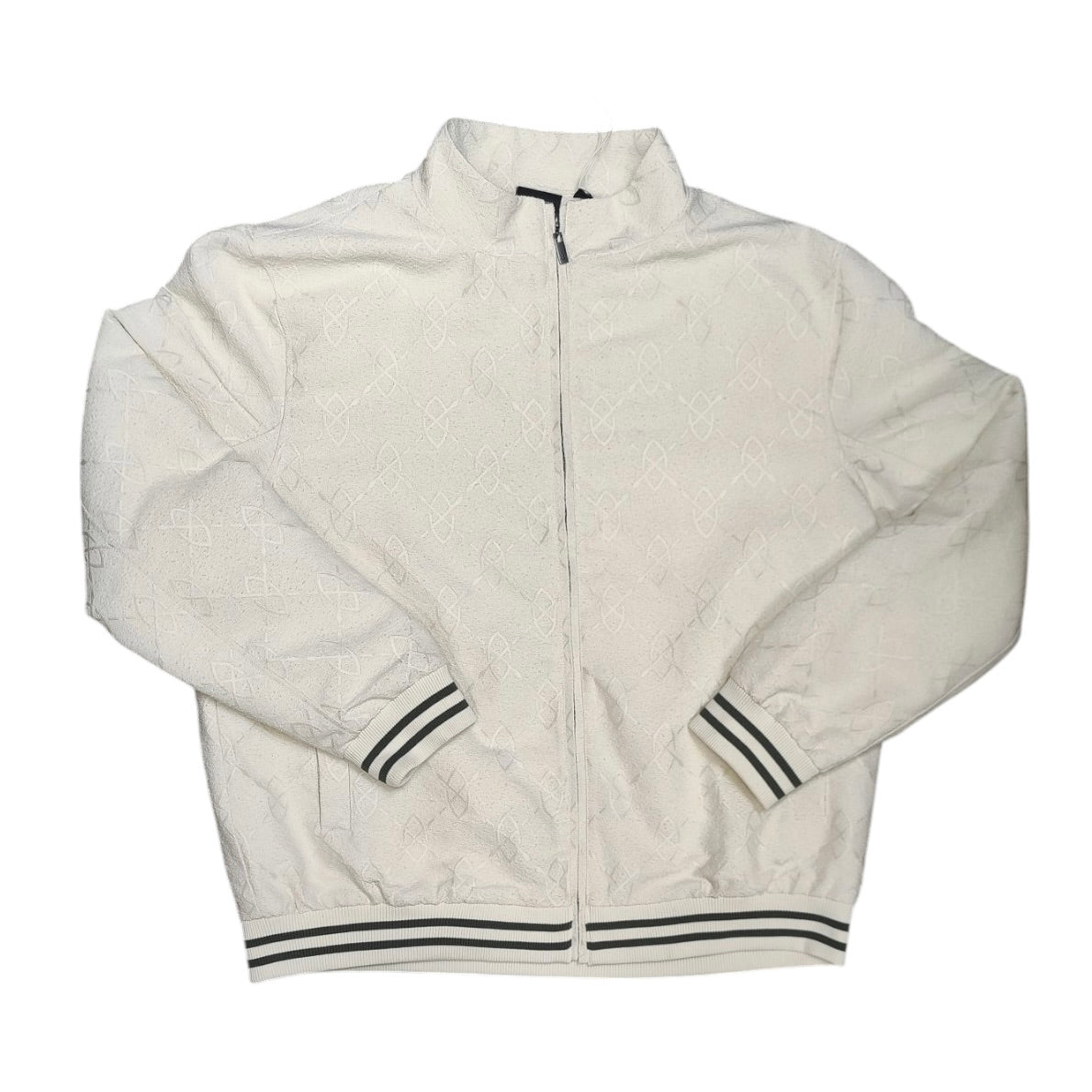 Daily Paper Shakir Boucle White Black Track Jacket