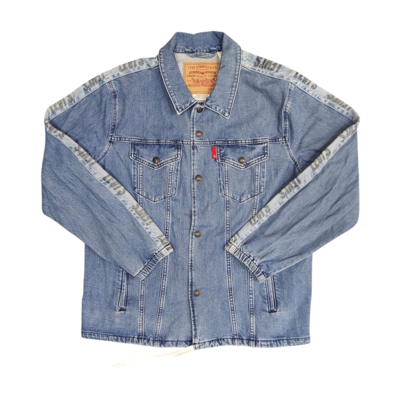 Levis Track Coach Trucker Denim Jacket & Pants Set