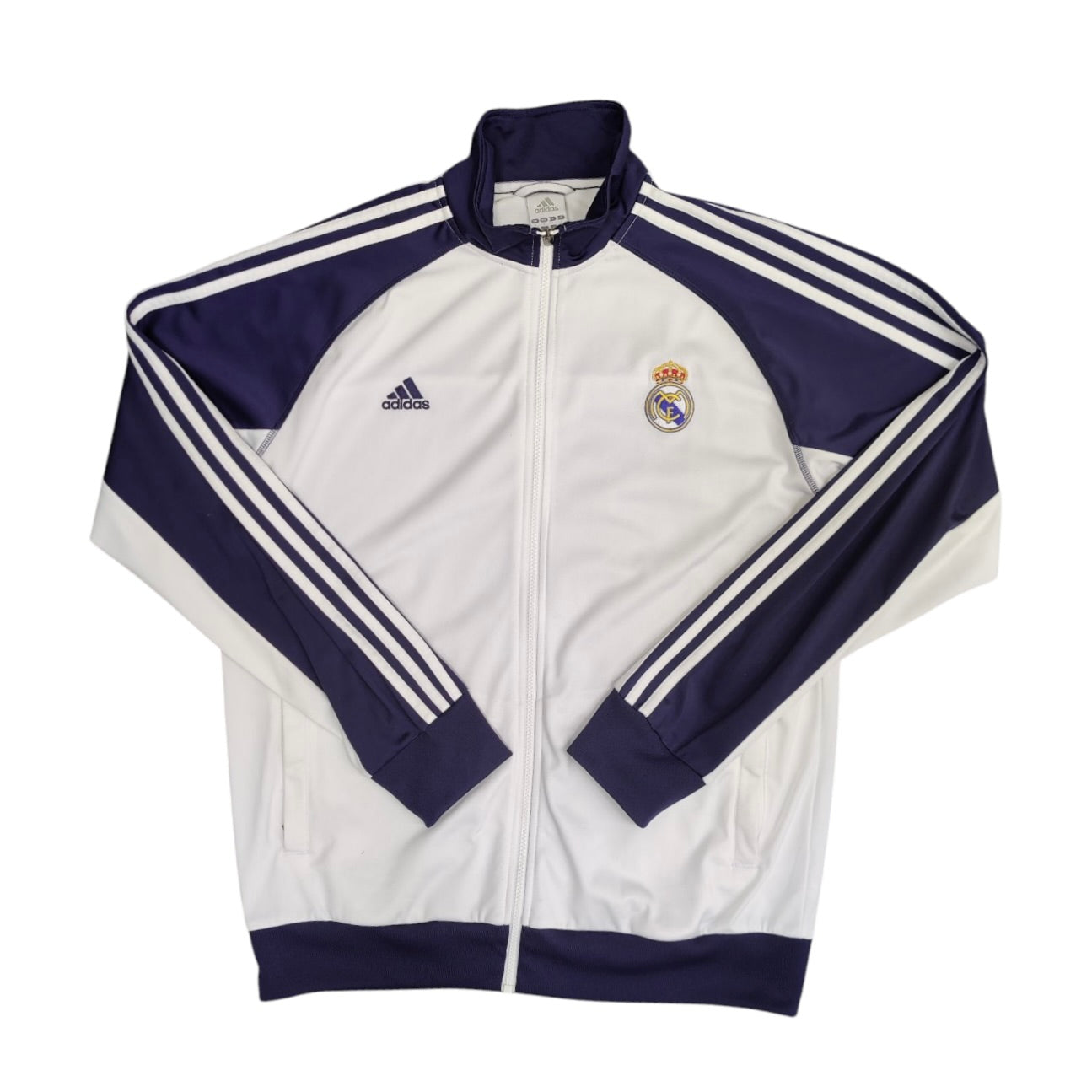 Adidas Real Madrid White Purple Track Top (2013)