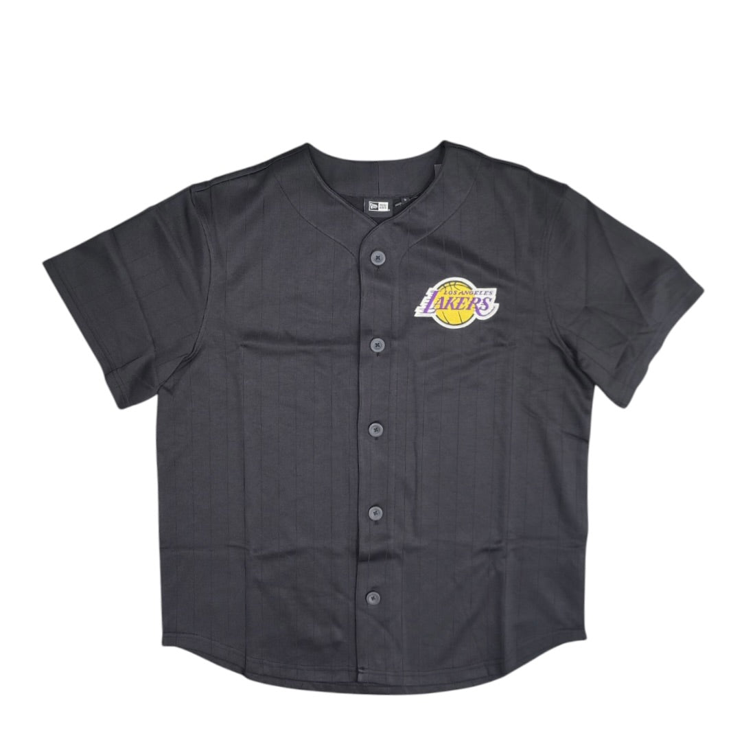 New Era Lakers Black Baseball Jersey
