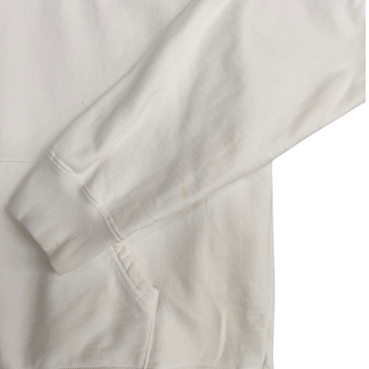 Supreme SS19 Set In Logo White Hoodie