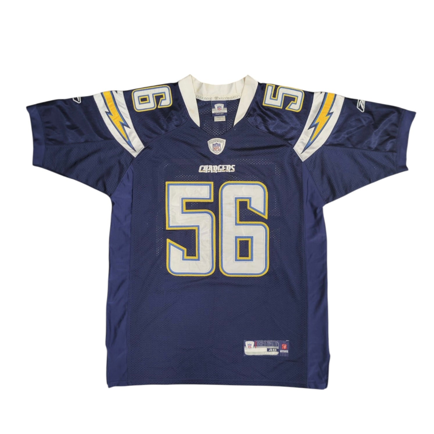 NFL San Diego Chargers Merriman #56 Navy Blue Jersey