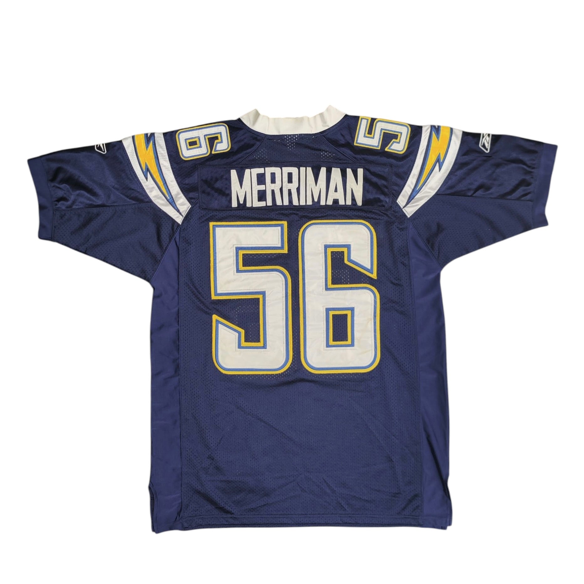 NFL San Diego Chargers Merriman #56 Navy Blue Jersey