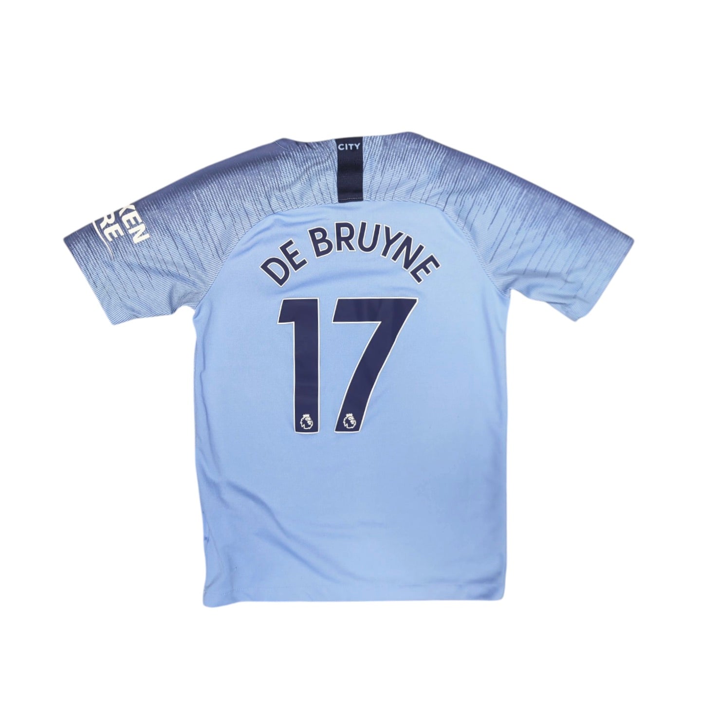 Nike Manchester City 2018/2019 De Bruyne #17 Home Football Jersey (Youth)