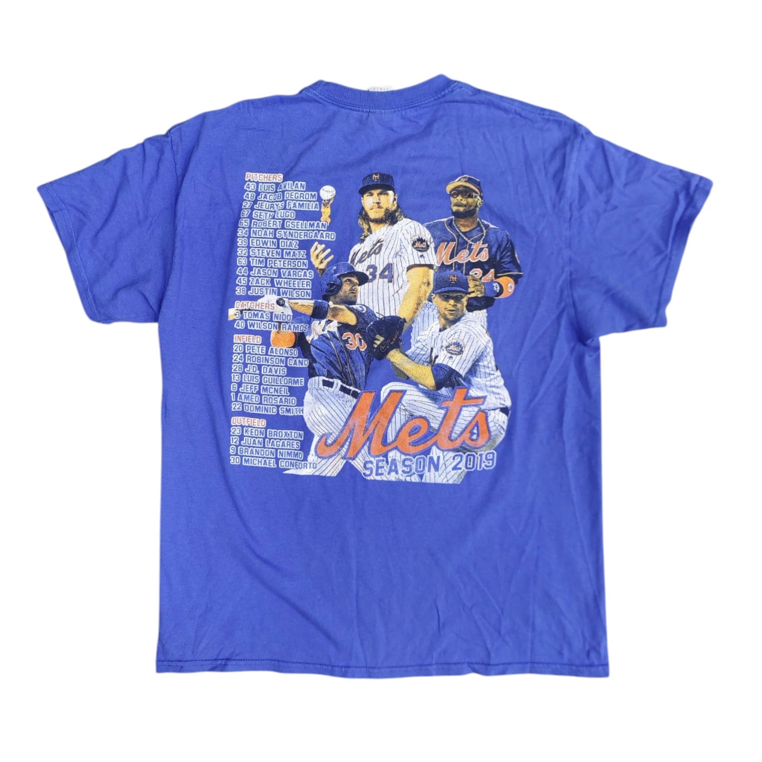 Gildan New York Mets Season 2019 Blue Tshirt