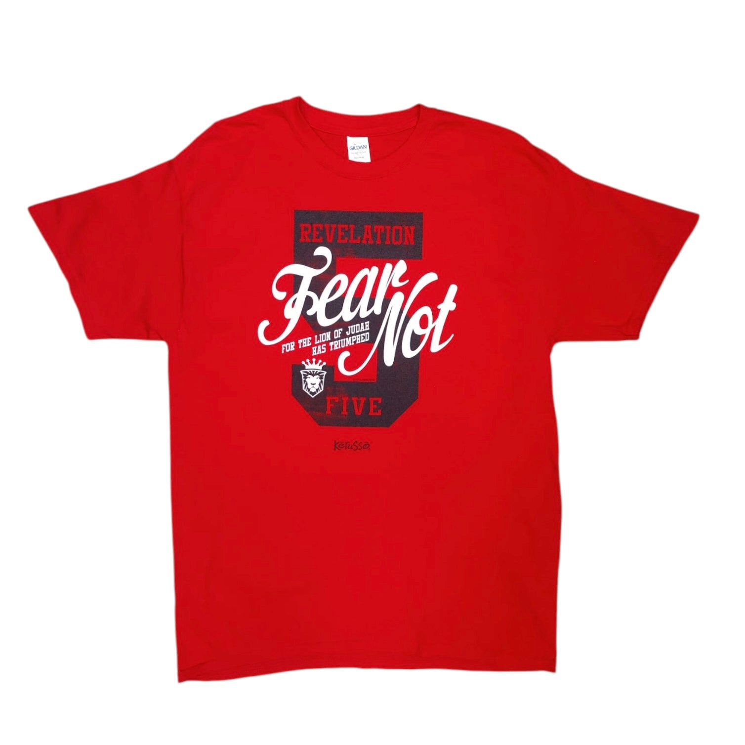Gildan Kerusso Red White Black Tshirt (2016)