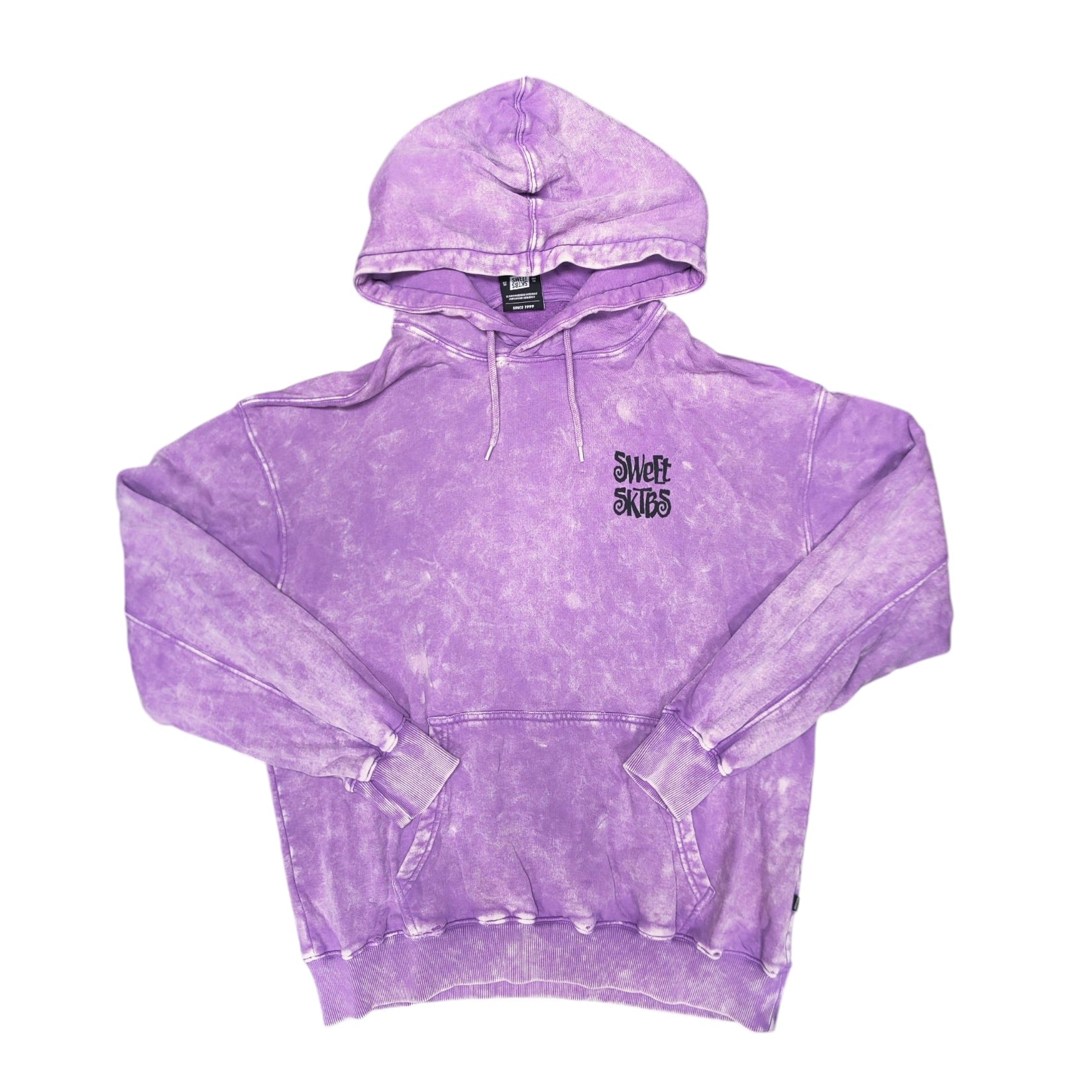 Sweet Sktbs Purple Tie Dye Oversized Hoodie