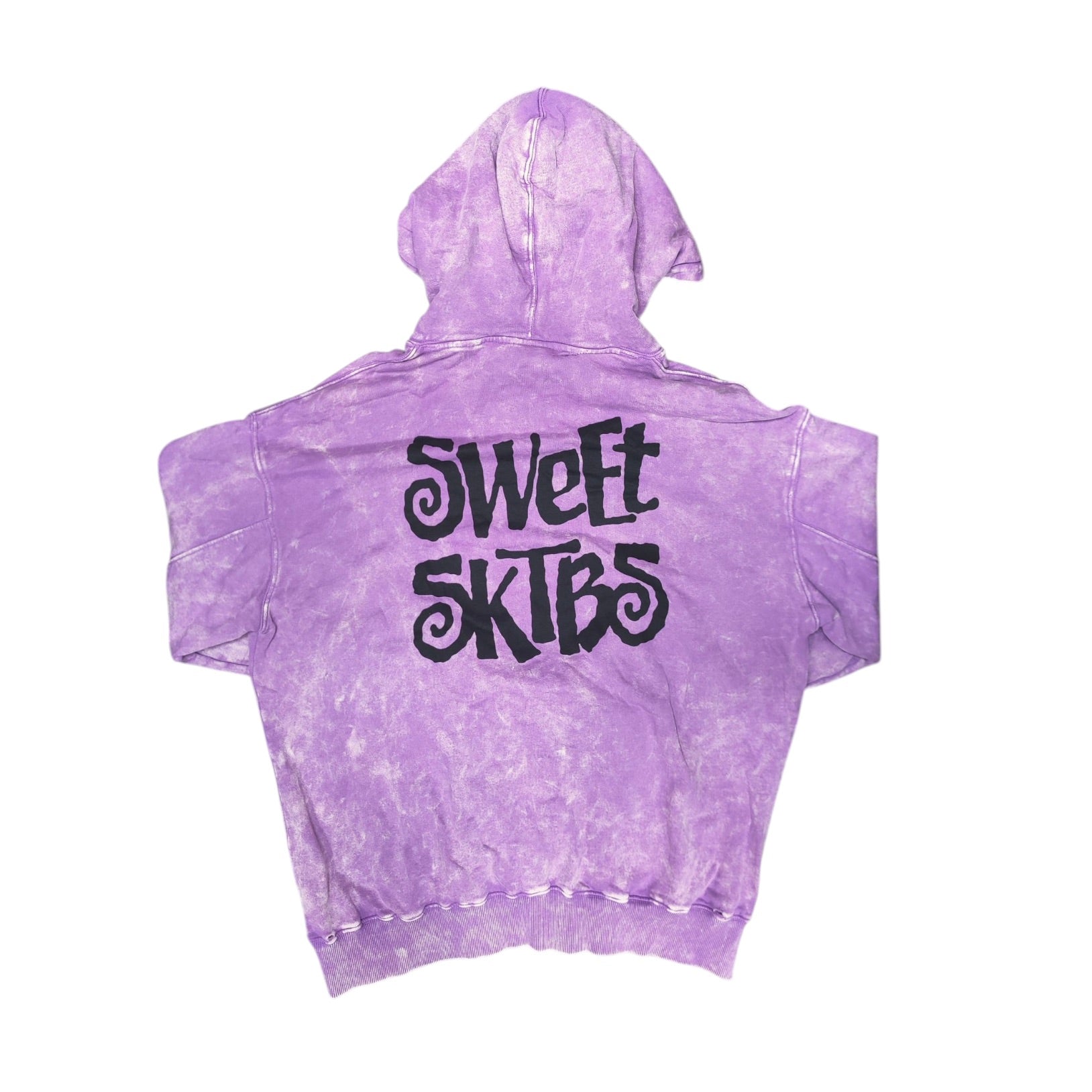 Sweet Sktbs Purple Tie Dye Oversized Hoodie