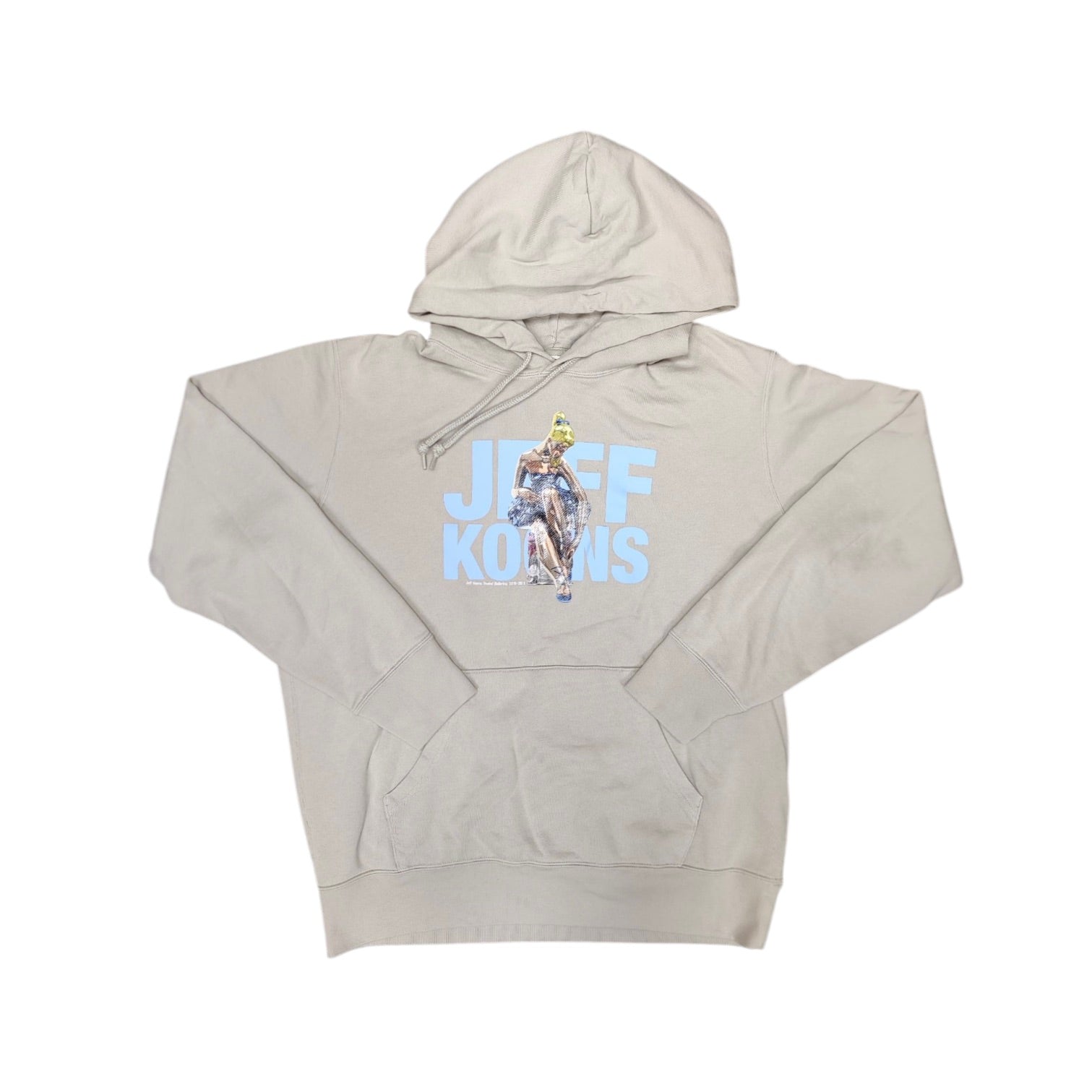 Uniqlo FW21 Jeff Koons Seated Ballerina Beige Hoodie