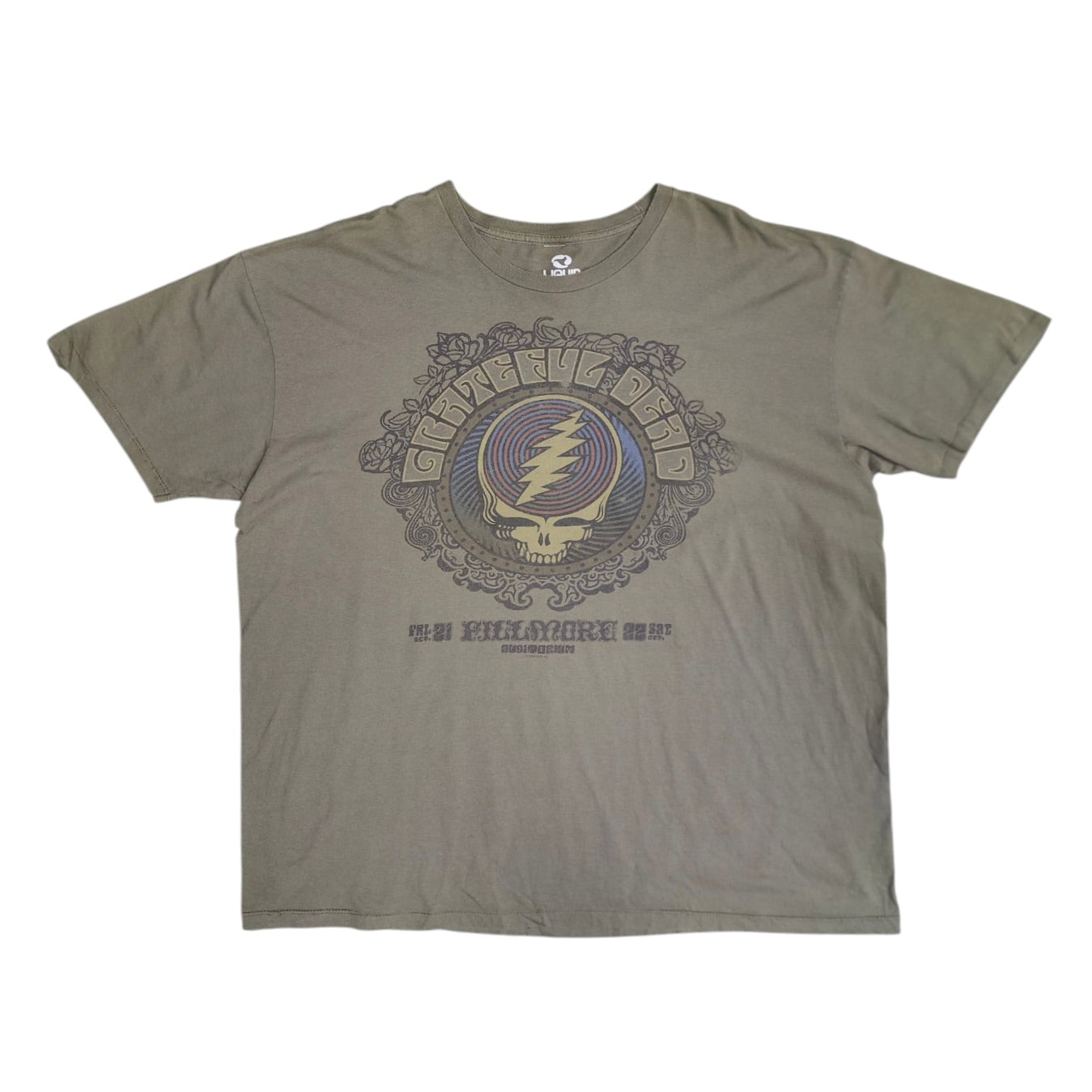 Grateful Dead Fillmore Green Tshirt