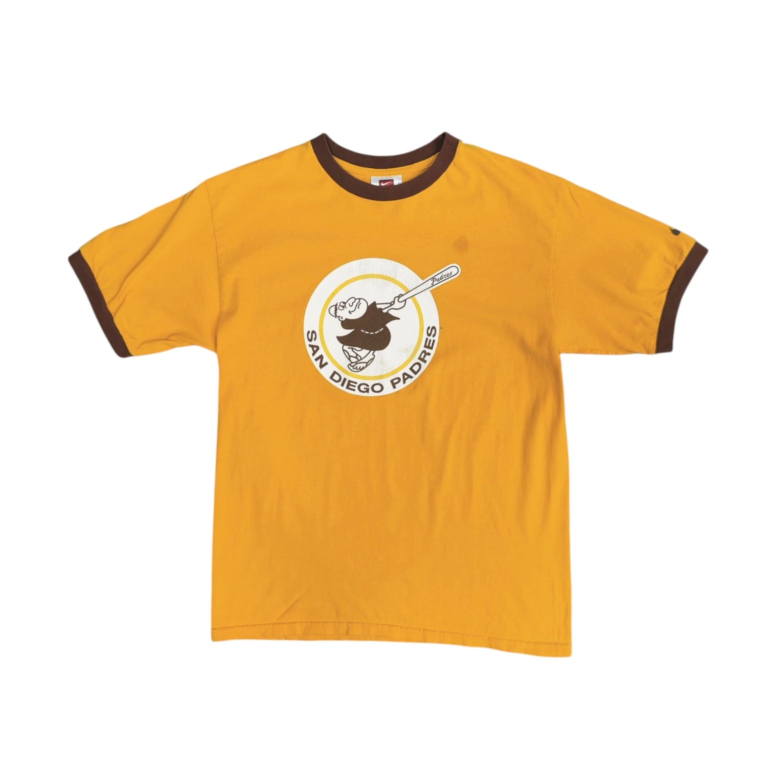 Nike San Diego Padres Yellow Baseball Tshirt