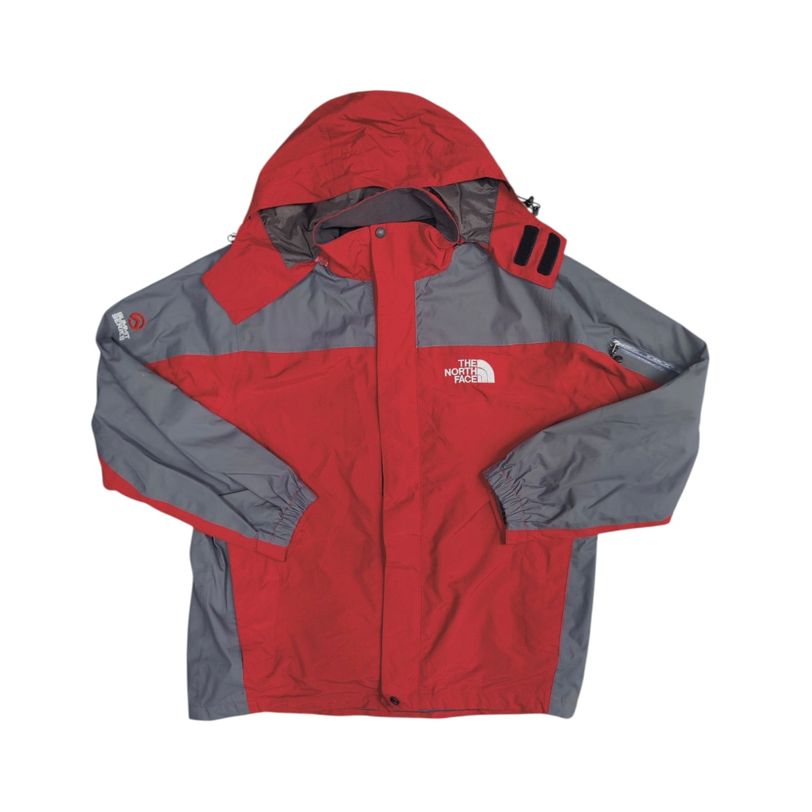 The North Face Hyvent Summit Series Red Grey Shell Jacket