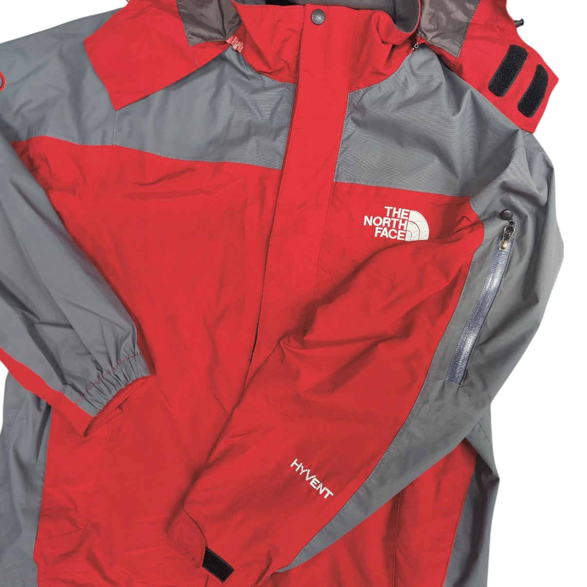 The North Face Hyvent Summit Series Red Grey Shell Jacket
