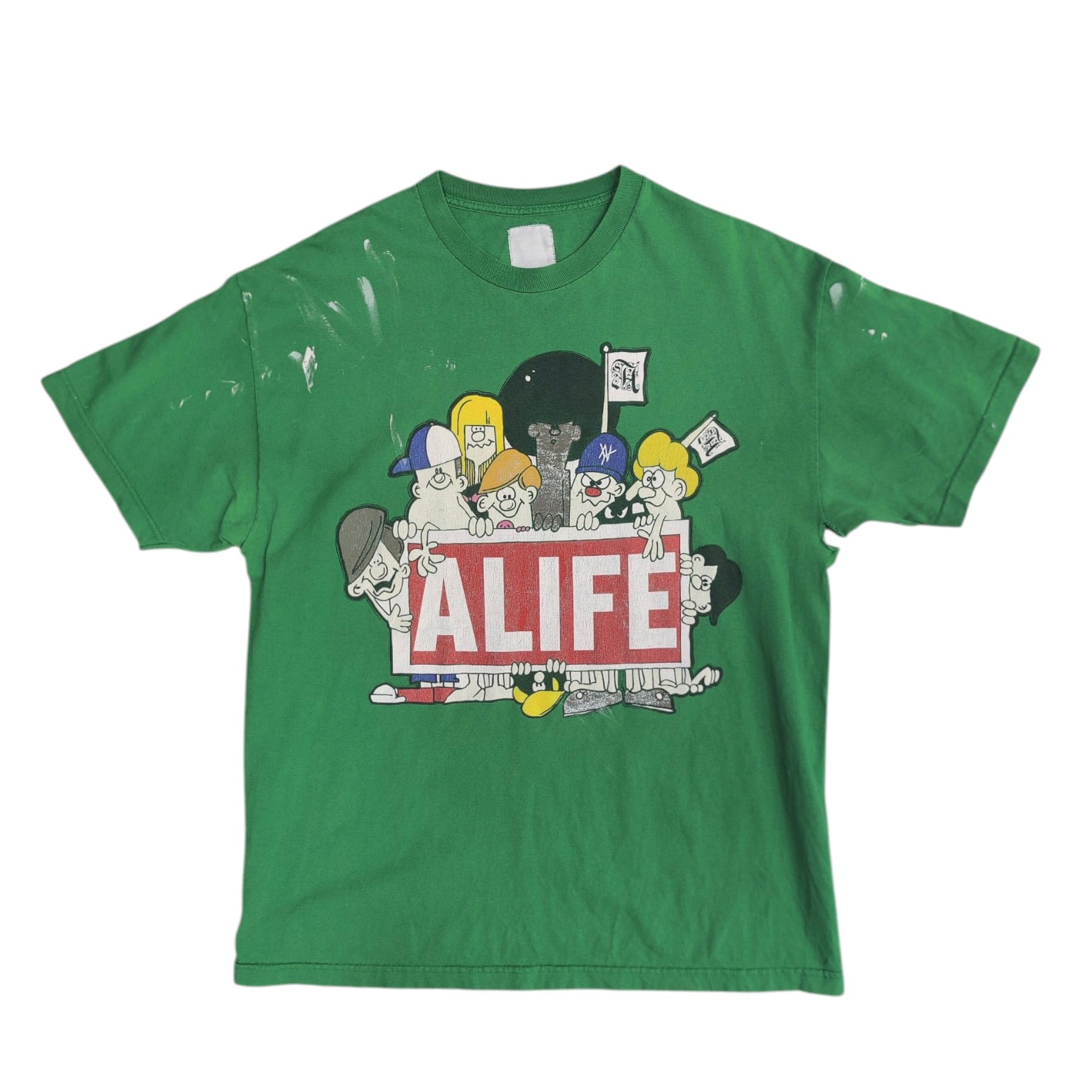 Alife Cartoon Green Tshirt
