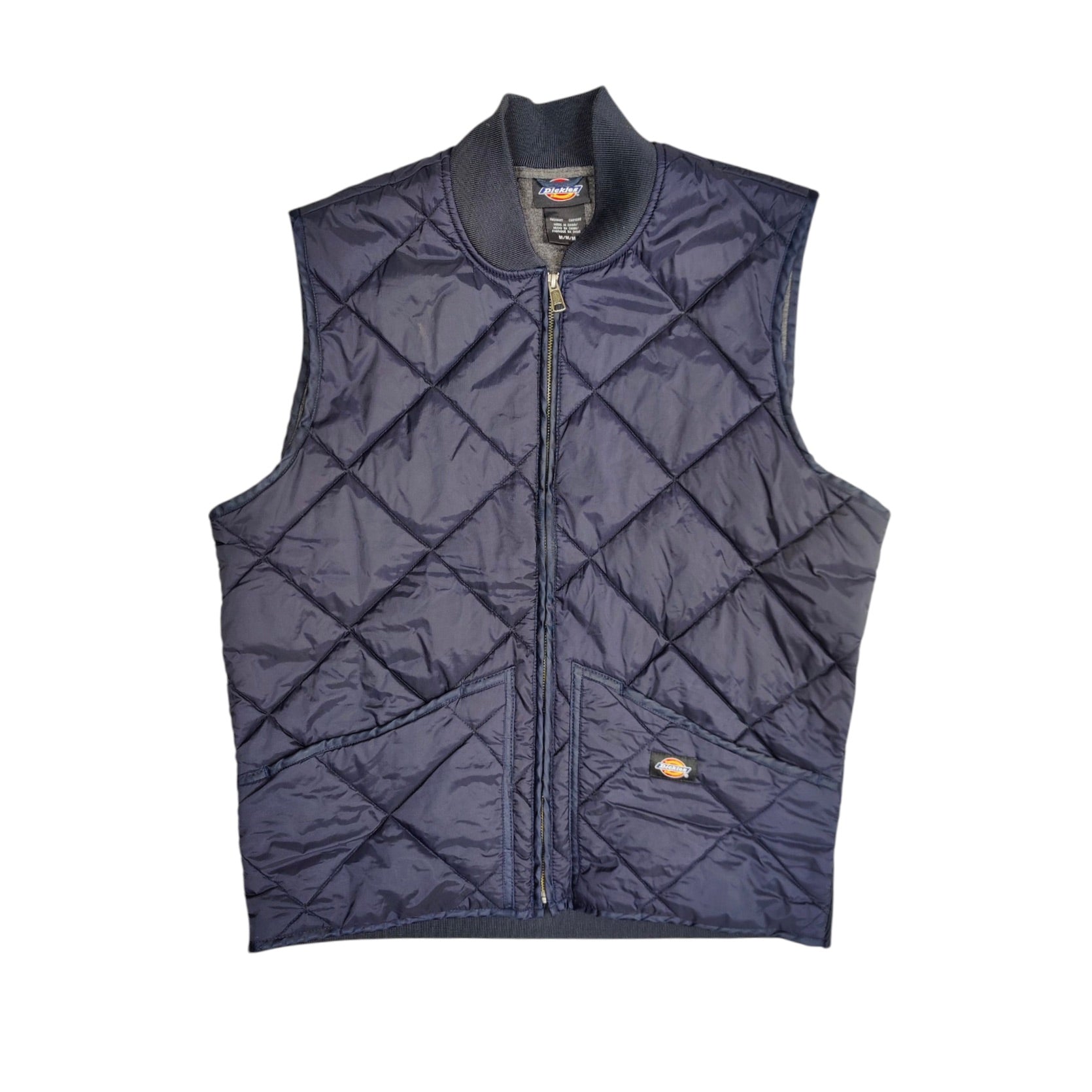 Dickies Diamond Quilted Navy Vest