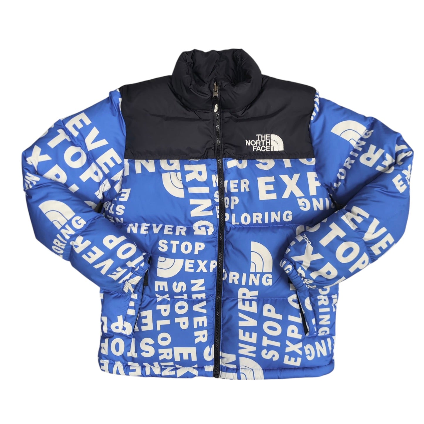 The North Face 1996 Retro Nuptse 700 Puffer Blue Jacket (Youth)