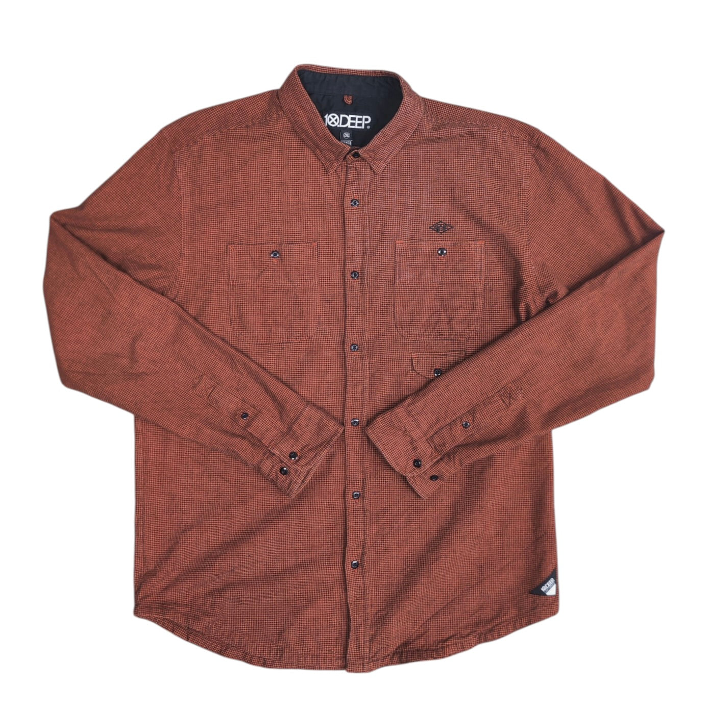10Deep Deep Orange Black Shirt