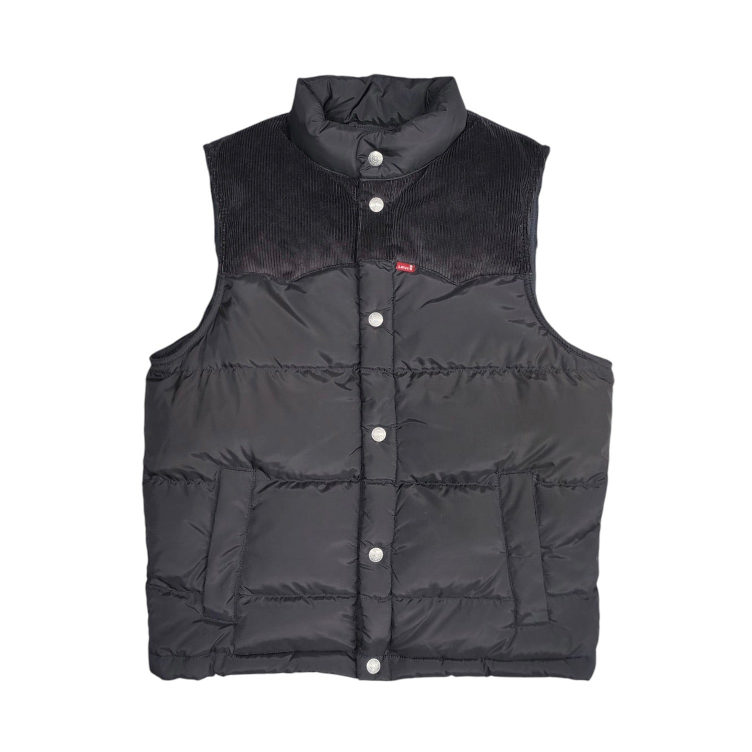 Levis Black Down Puffer Vest