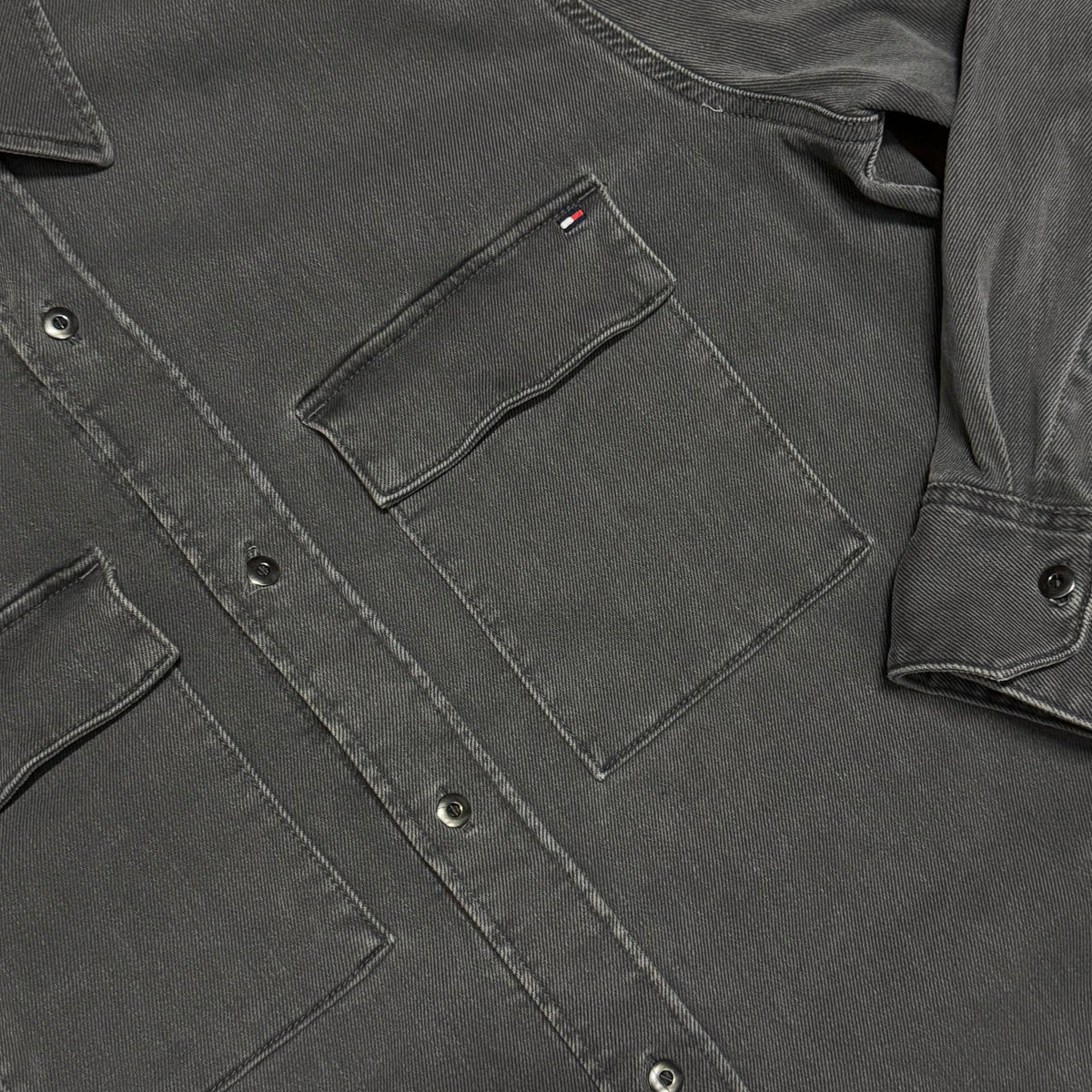 Tommy Hilfiger Dark Grey Denim Overshirt