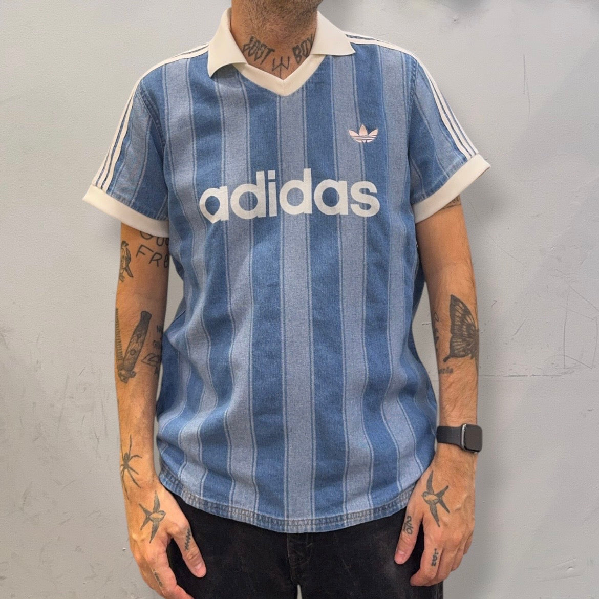 Adidas Denim Football Jersey
