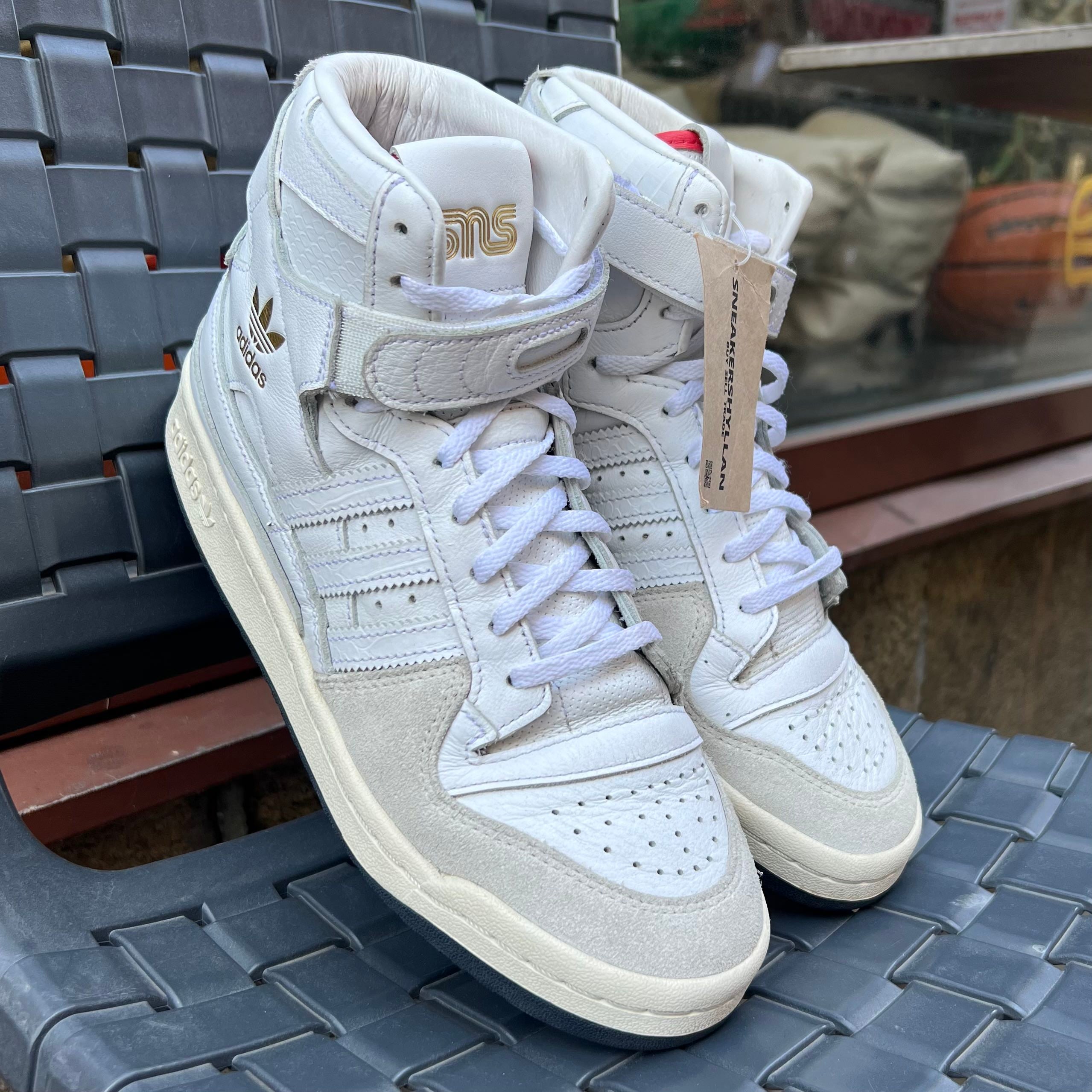 Adidas x Sneakersnstuff Forum 84 High White Legend Ink