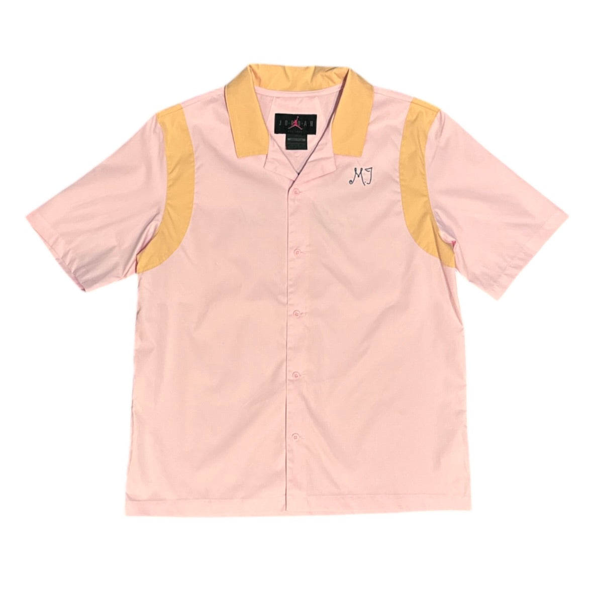 Jordan Flight Club Pink Boxy Short Sleeve Button Up Shirt (W)