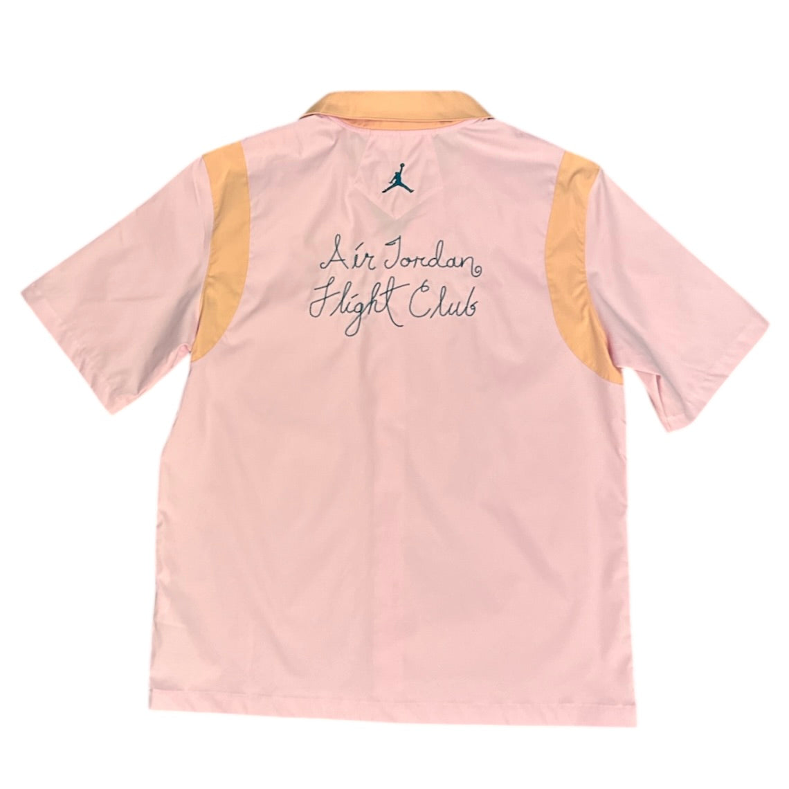 Jordan Flight Club Pink Boxy Short Sleeve Button Up Shirt (W)