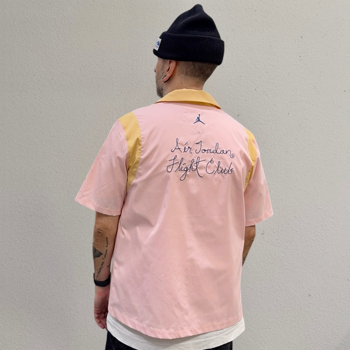 Jordan Flight Club Pink Boxy Short Sleeve Button Up Shirt (W)