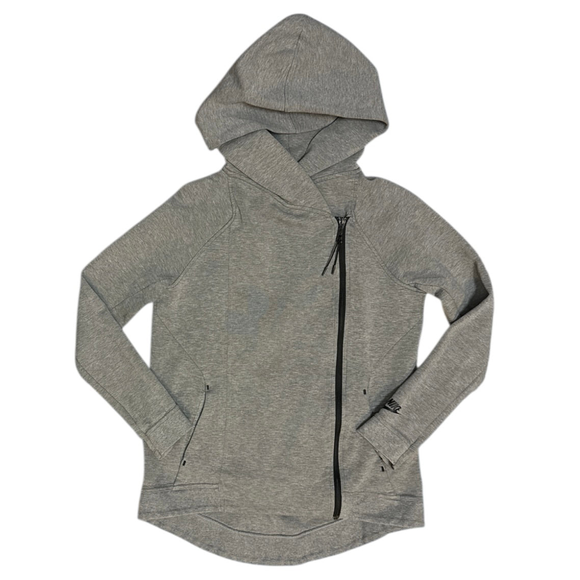 Nike Hoodie Tech Fleece Cape Carbon Heather Grey (W)