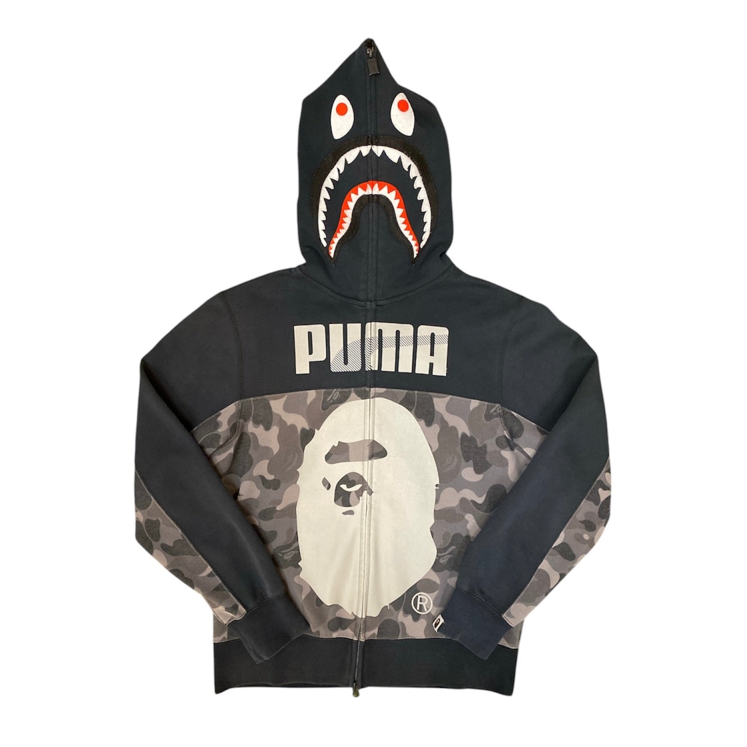 Bape x puma shark hoodie best sale